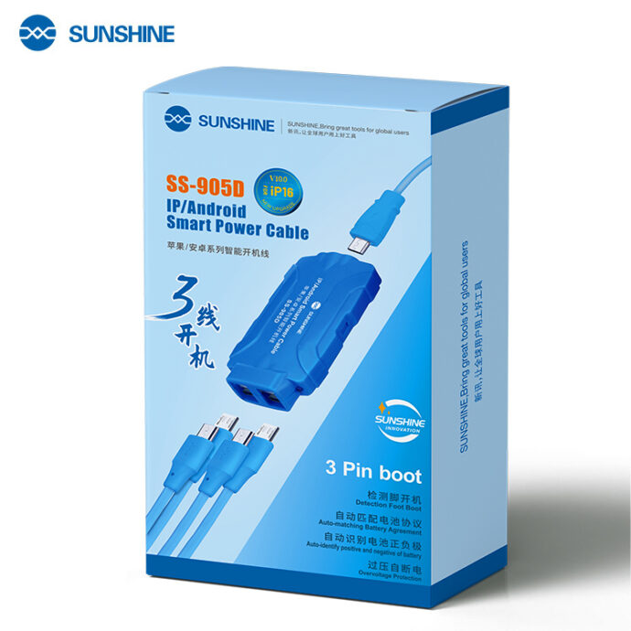 SUNSHINE SS-905D APPLE ANDROID SERIES SMART POWER CABLE - Image 3