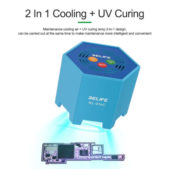 RELIFE RL-014C 2 IN 1 SMART COOLING AIR FAN + UV CURING LIGHT FOR MOTHERBOARD REPAIR - Image 5