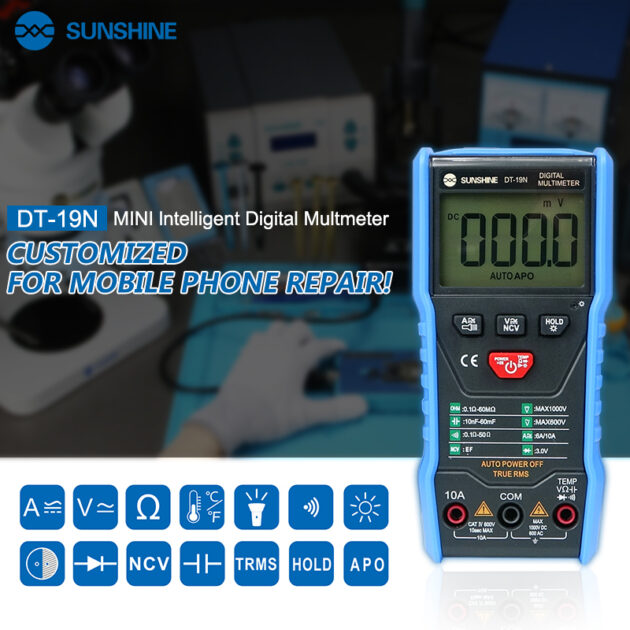 SUNSHINE DT-19N MINI SMART DIGITAL MULTIMETER