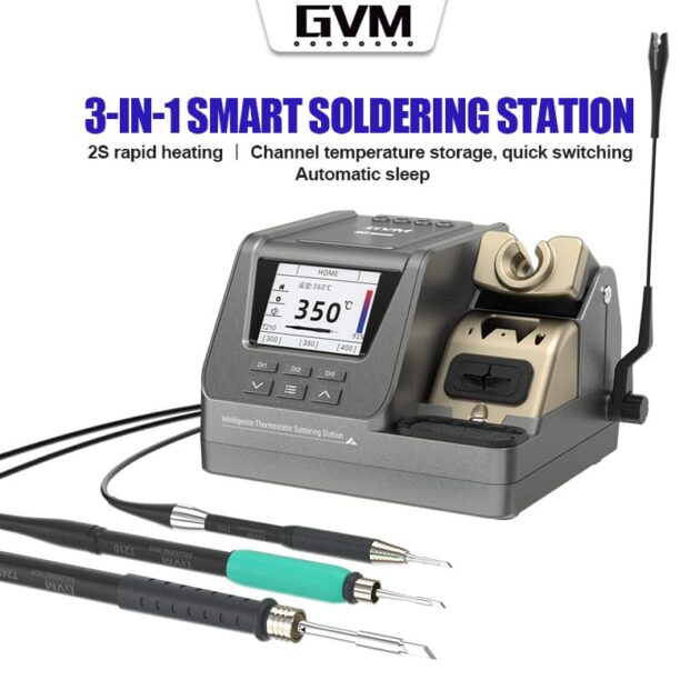 GVM H3 3-IN-1 HIGH VOLTAGE 80W INTELLIGENT SOLDERING STATION SUPPORTS T245/T210/T115