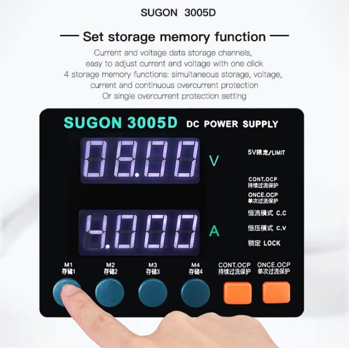 SUGON 3005D DC POWER SUPPLY 30V 5A - Image 5