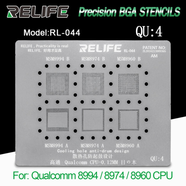 STENCIL RELIFE RL-044 QU4